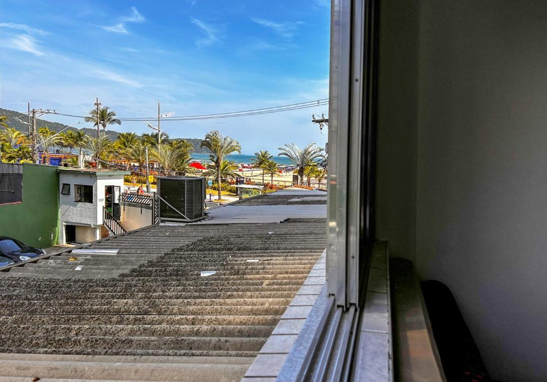 大普拉亚Otimo Loft Pe Na Areia Na Praia Da Guilhermina Sp公寓 外观 照片