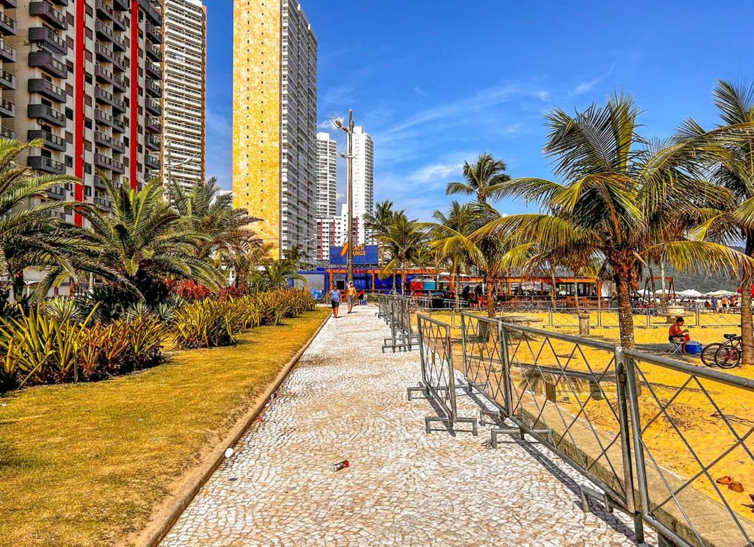大普拉亚Otimo Loft Pe Na Areia Na Praia Da Guilhermina Sp公寓 外观 照片