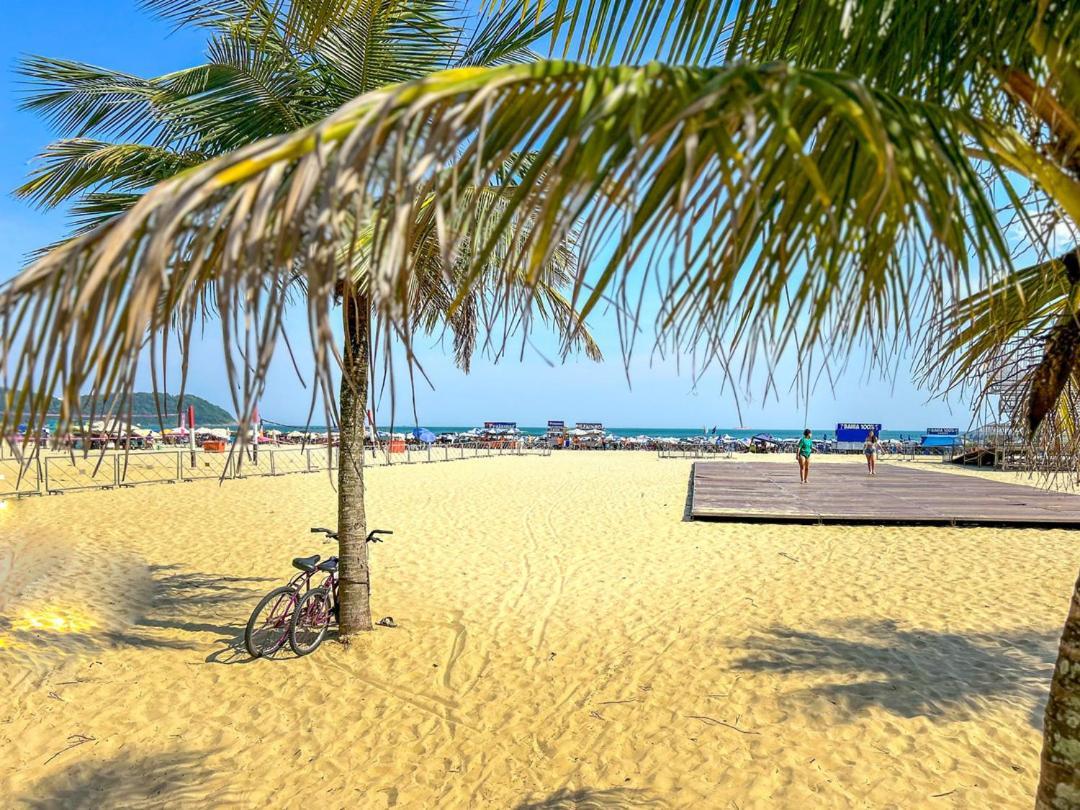 大普拉亚Otimo Loft Pe Na Areia Na Praia Da Guilhermina Sp公寓 外观 照片